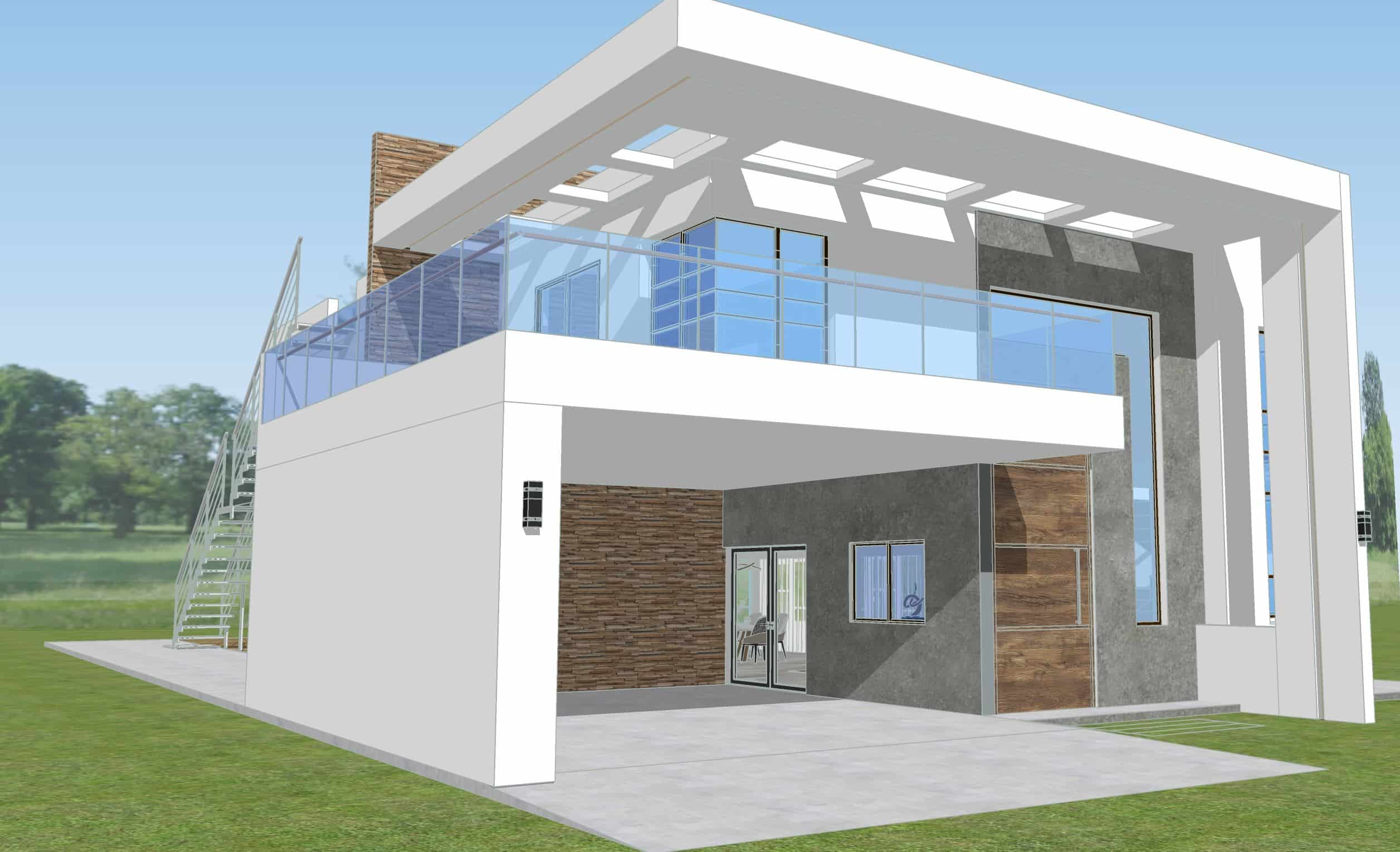 Draft render